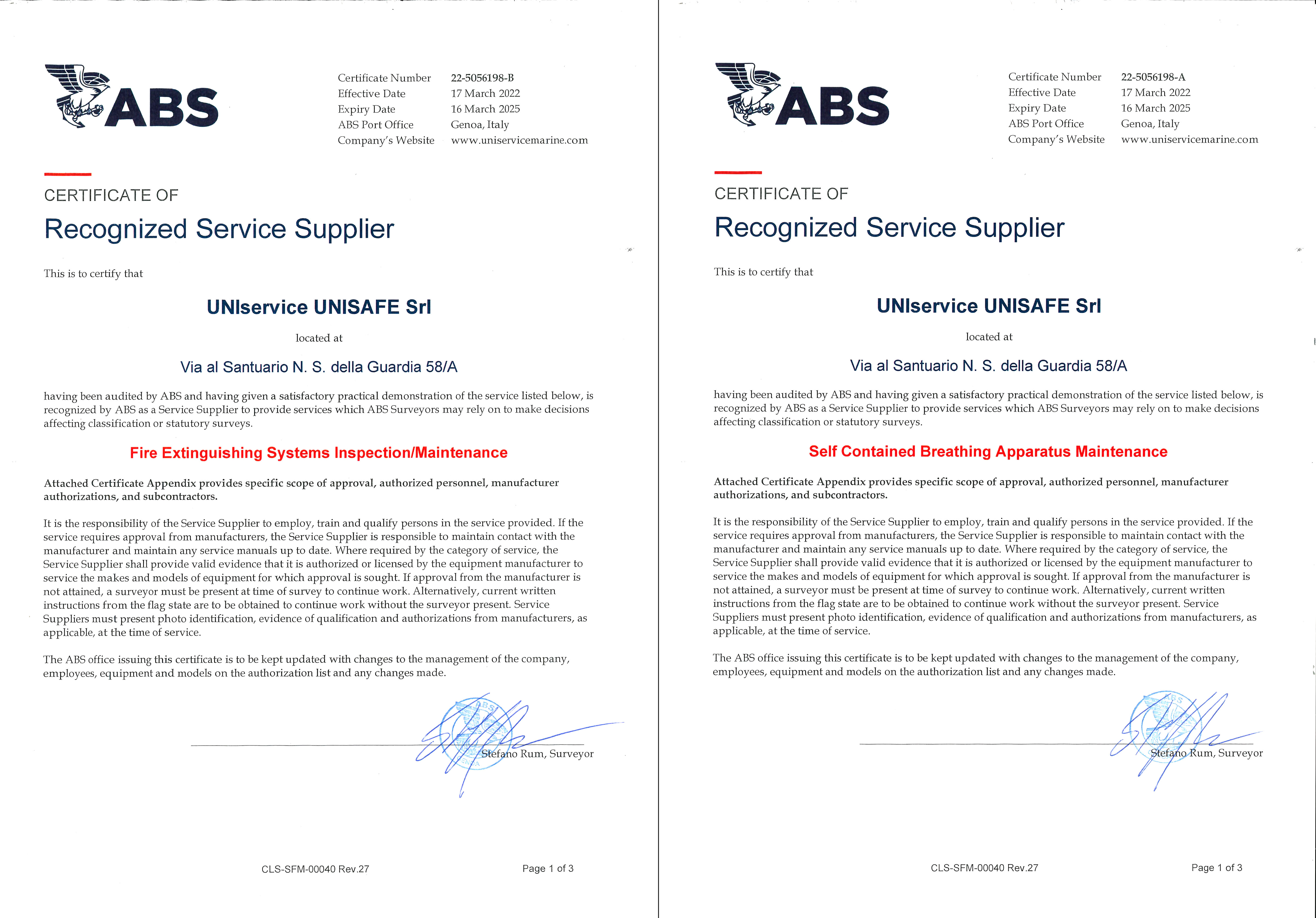 URS ISO 9001:2015 Certificate