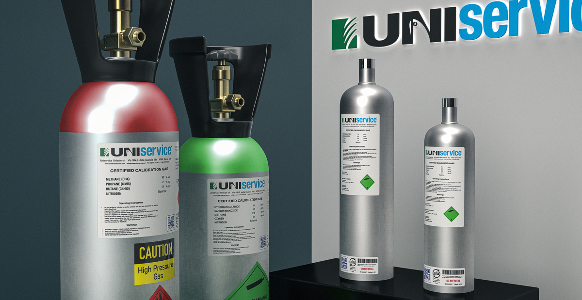 Uniservice Unisafe Calibration Gases Cylinders